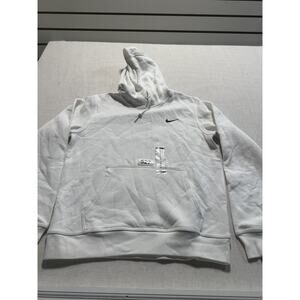 Nike Swoosh Hoodie Men Sz M White Brand New